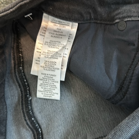 NWT Good American Good Legs Jeans with Exposed Button Fly Size 15 - Picture 8 of 8